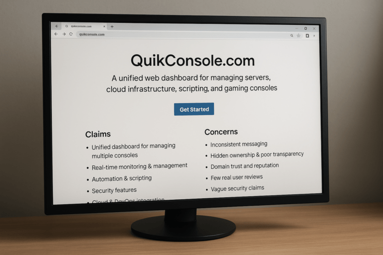 QuikConsole Com