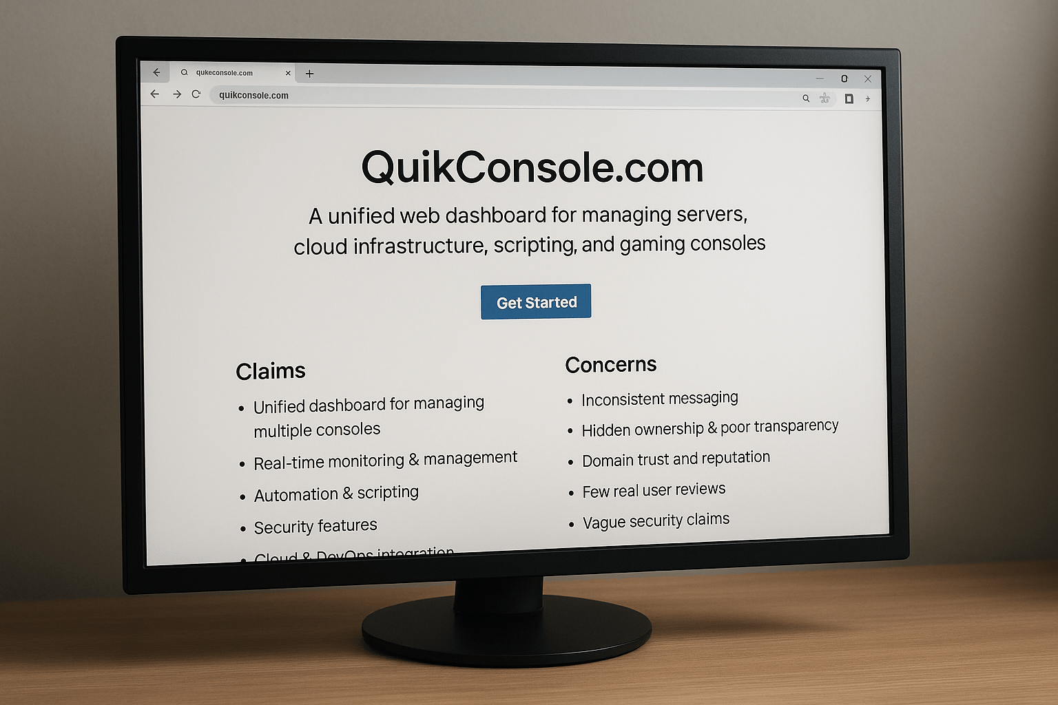QuikConsole  Com