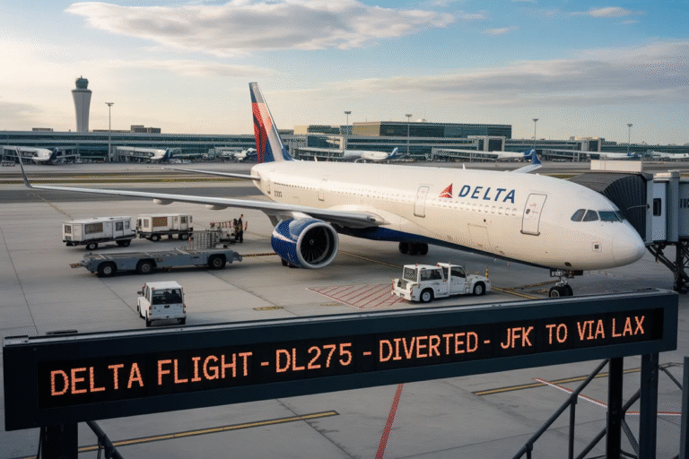 Delta Flight DL275 Diverted to LAX