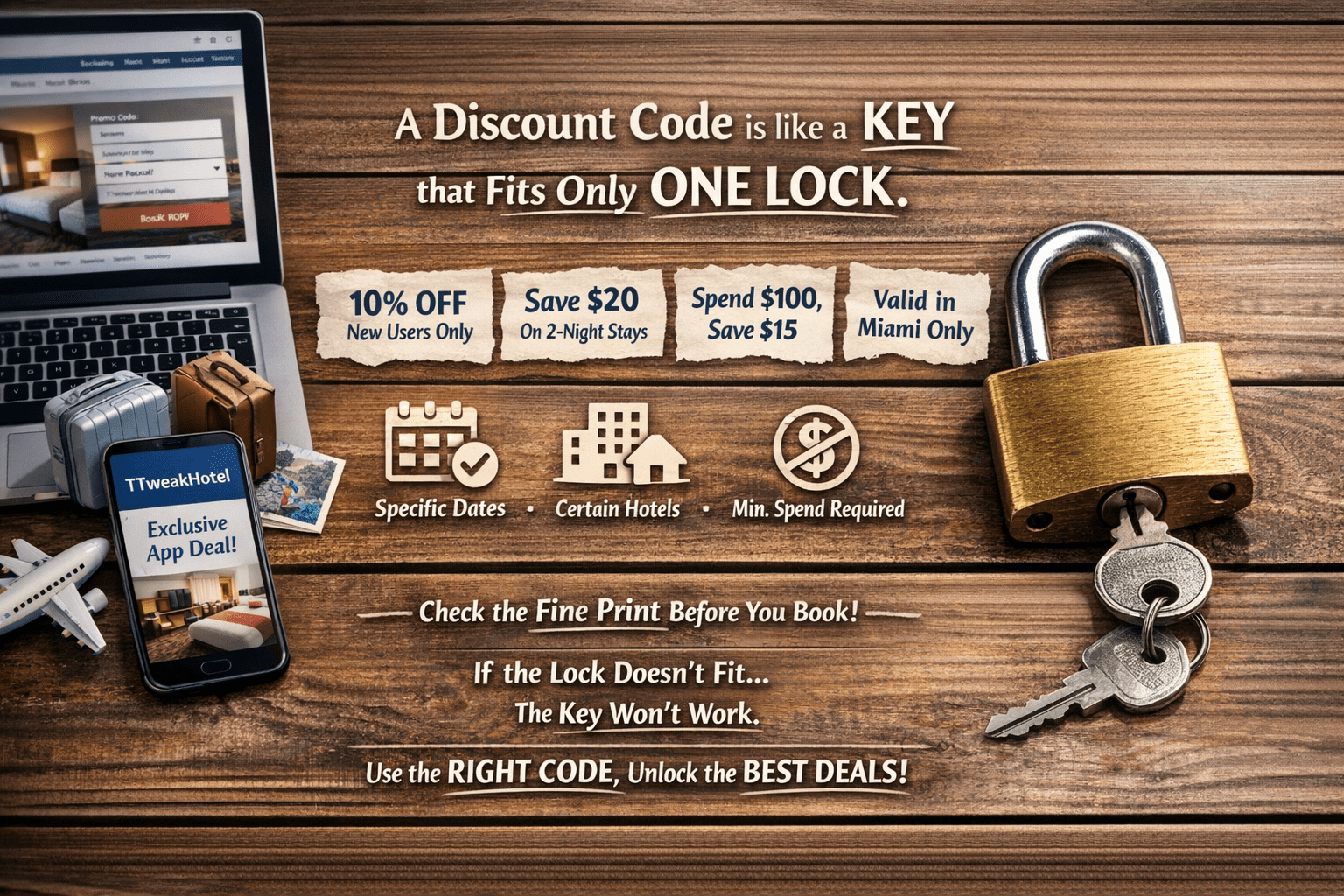 Hotel booking checkout example for ttweakhotel promo code