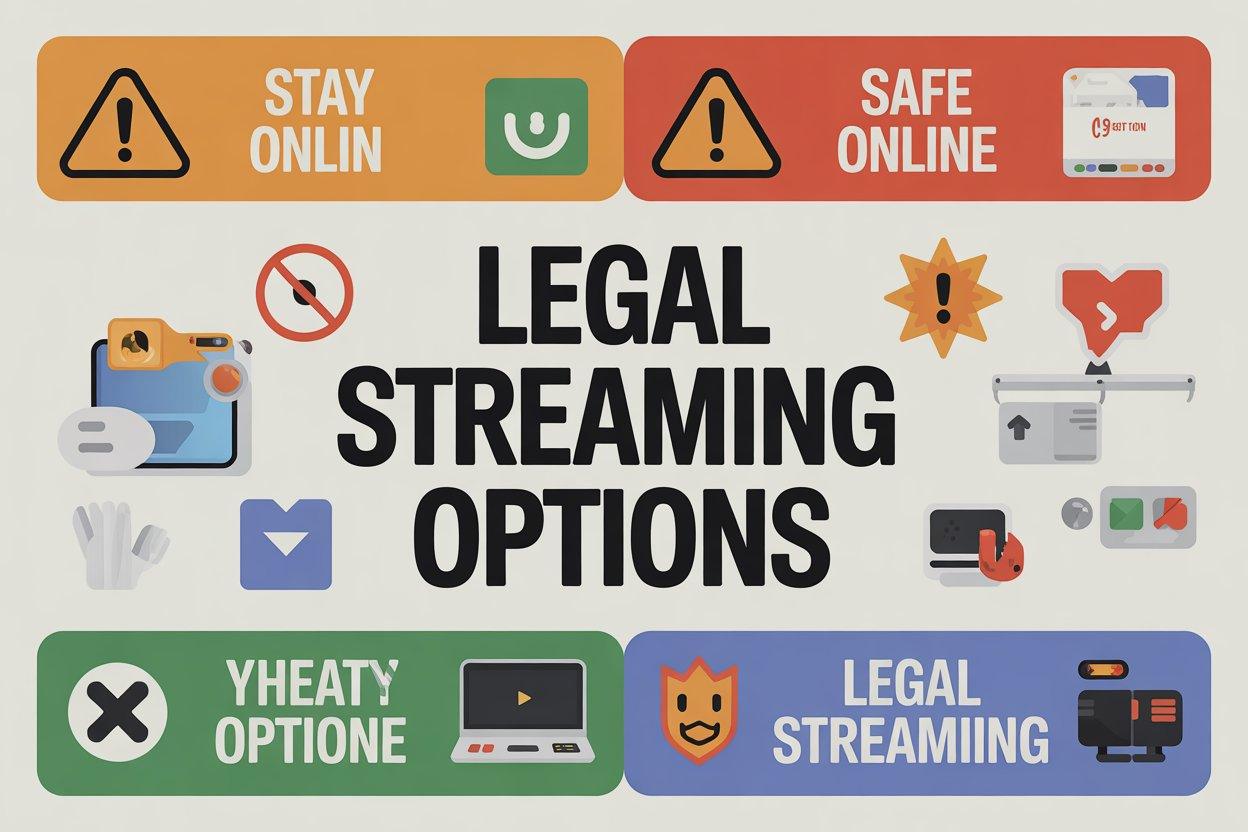 Clean informative infographic showing simple tips for safe entertainment choices
