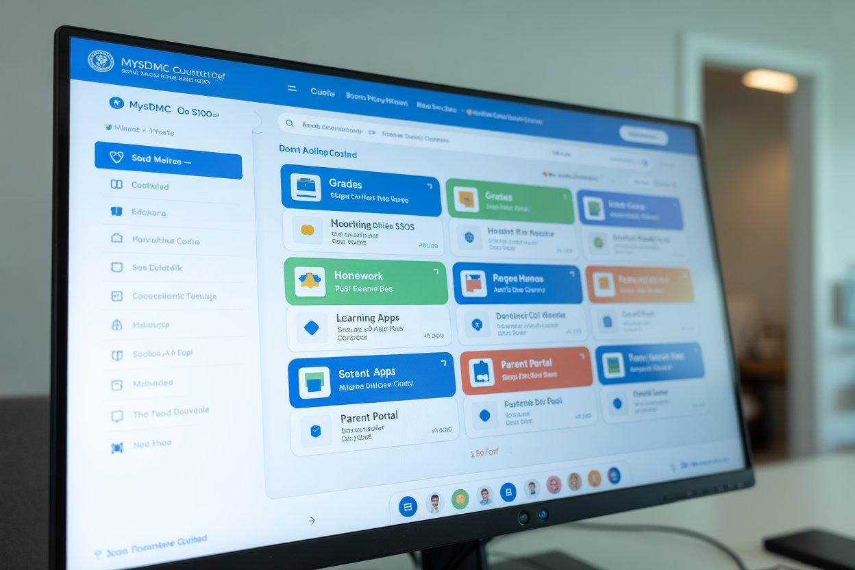 Modern digital dashboard interface visual