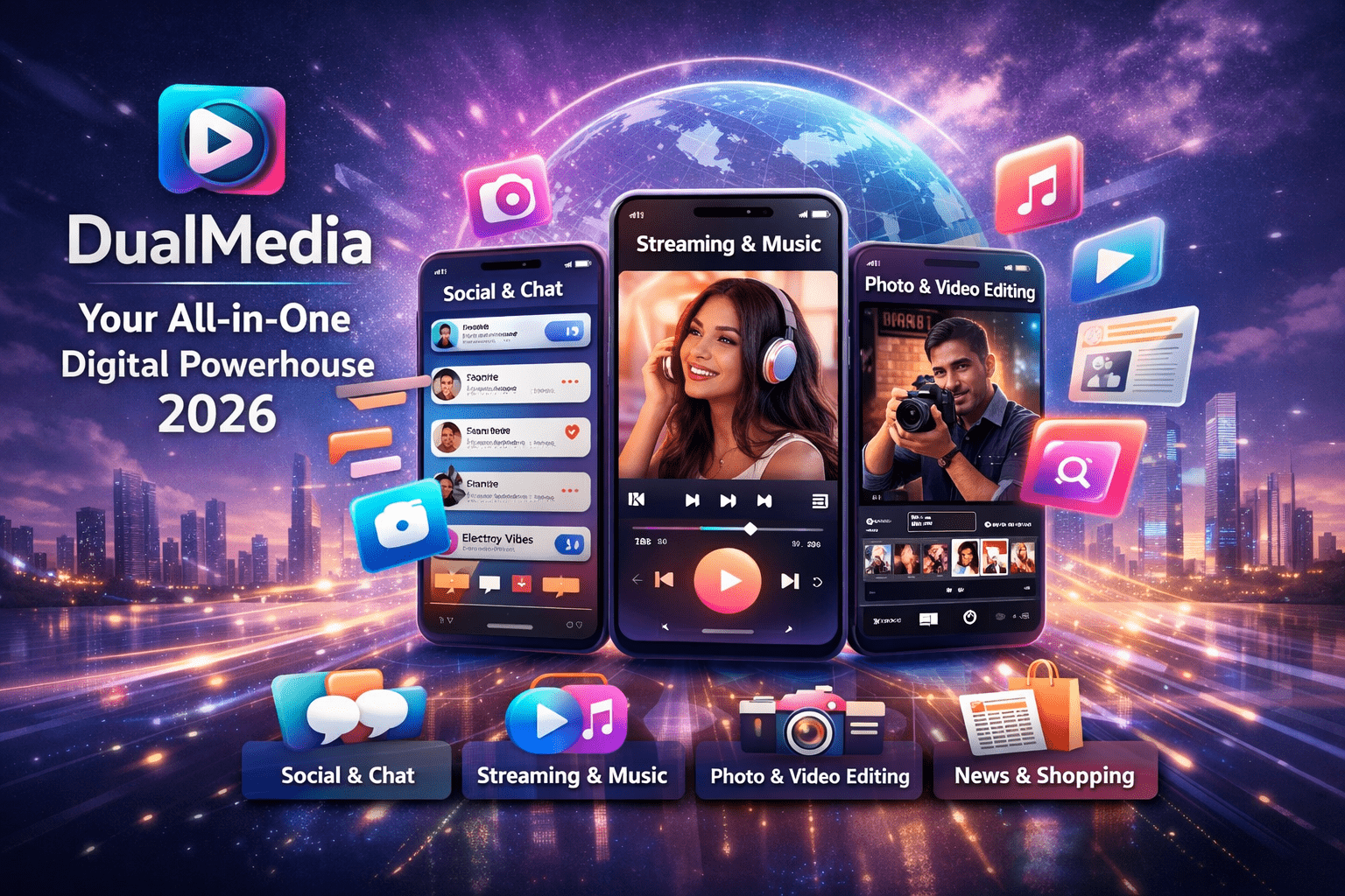 Application Mobile DualMedia