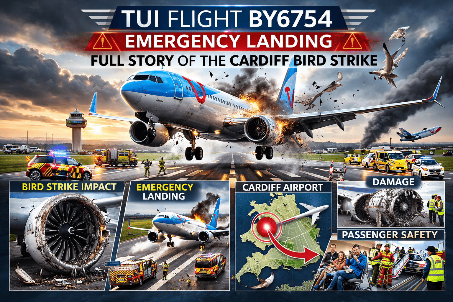 TUI Flight BY6754 Emergency Landing