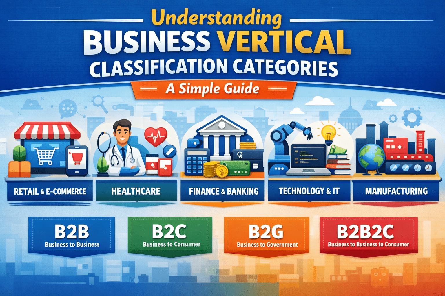 Business Vertical Classification Categories