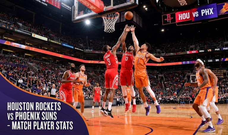 Houston Rockets vs Phoenix Suns Match Player Stats