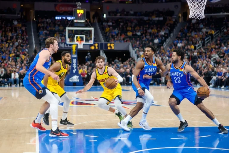 Oklahoma City Thunder vs Denver Nuggets Match Player Stats