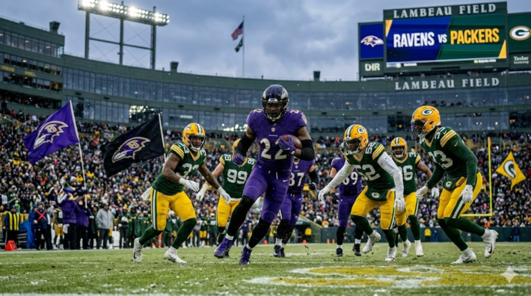 Baltimore Ravens vs Green Bay Packers Match Player Stats