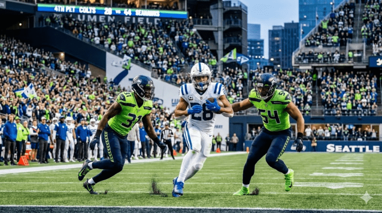 Colts vs Seahawks Match Player Stats