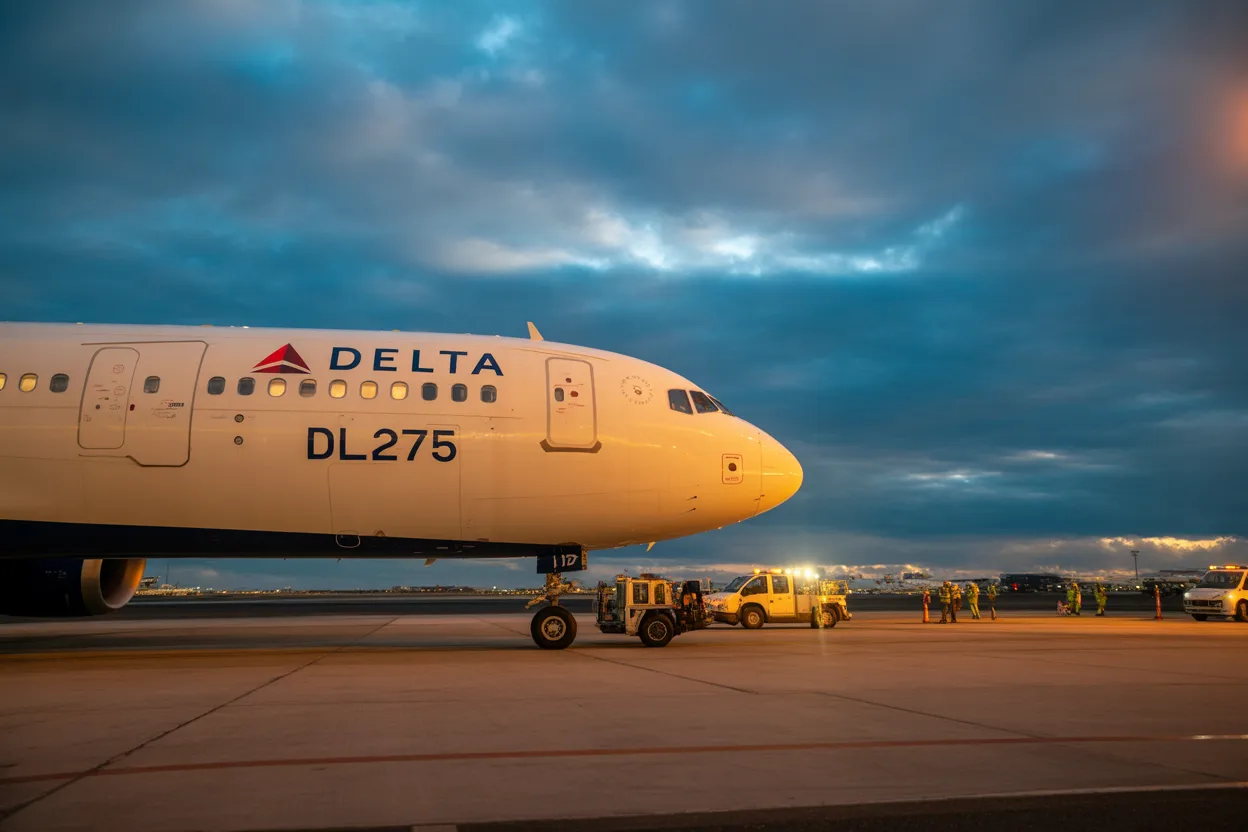 Delta Flight DL275 Japan Diversion LAX