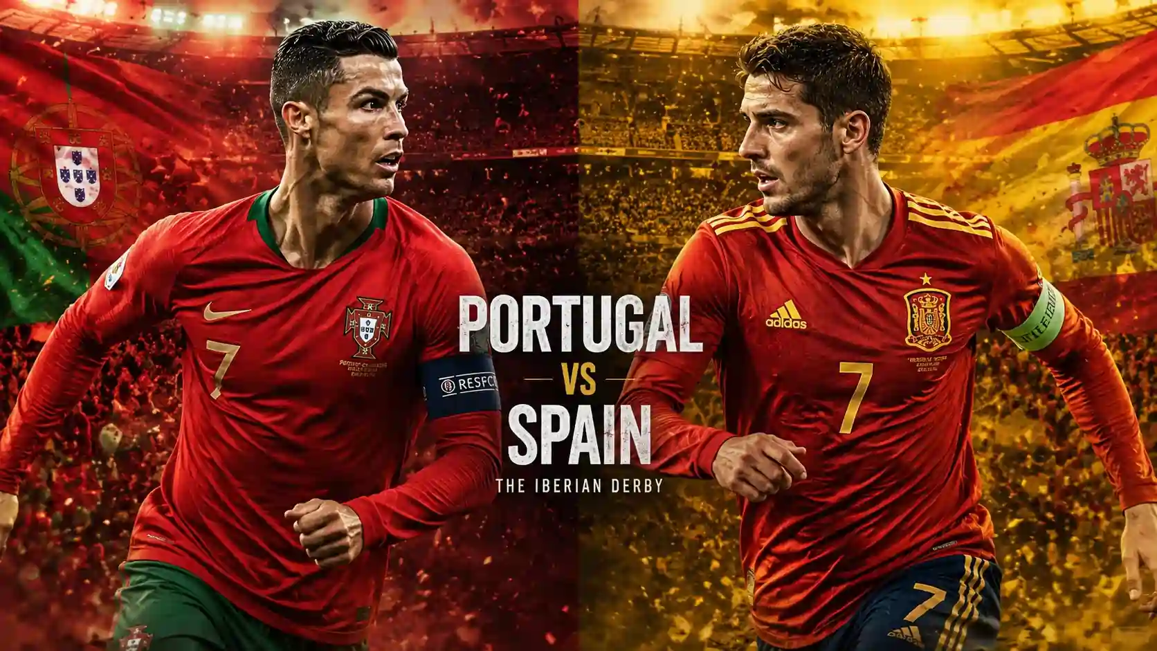 Portugal vs Spain Lineups